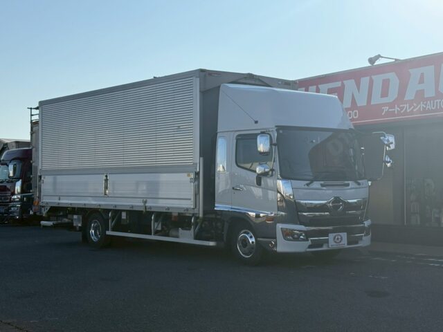 日野：17レンジャー：ハイルーフ：ウィング：6200ワイド：格納ゲート：エアサス