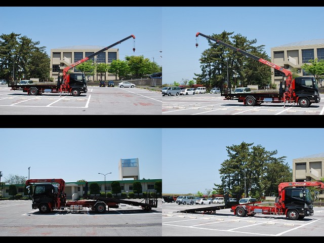 【110】H18　日野　レンジャープロ　４段ユニック付きセルフローダー