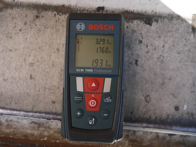 H18　三菱　キャンター　アルミバン　垂直ゲート