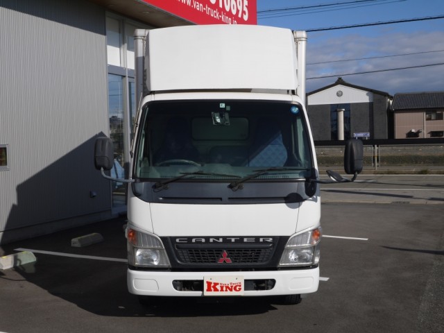 H18　三菱　キャンター　アルミバン　垂直ゲート