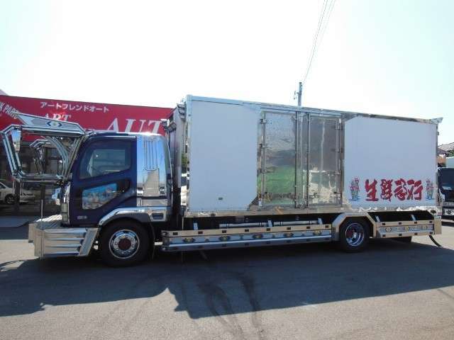 三菱　ファイター　冷蔵冷凍車　三菱製冷凍機搭載