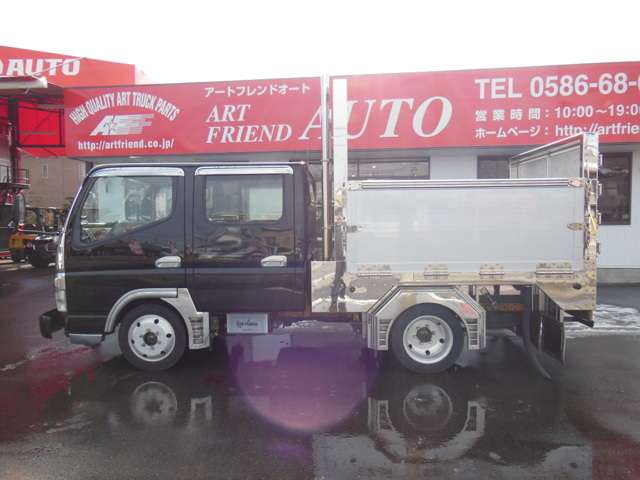 三菱　キャンターガッツ　造り平ボデー　 （ブラック）