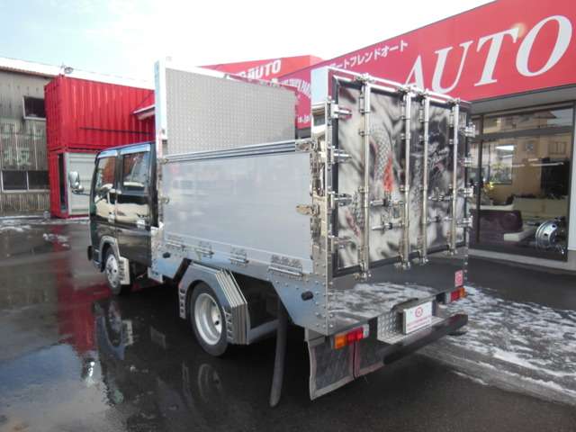 三菱　キャンターガッツ　造り平ボデー　 （ブラック）