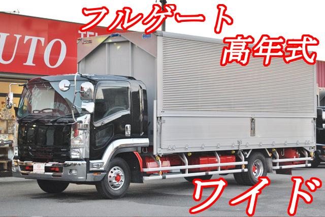 【181】いすゞフォワード　ワイド　アルミウイング　6200ボデー　フルゲート