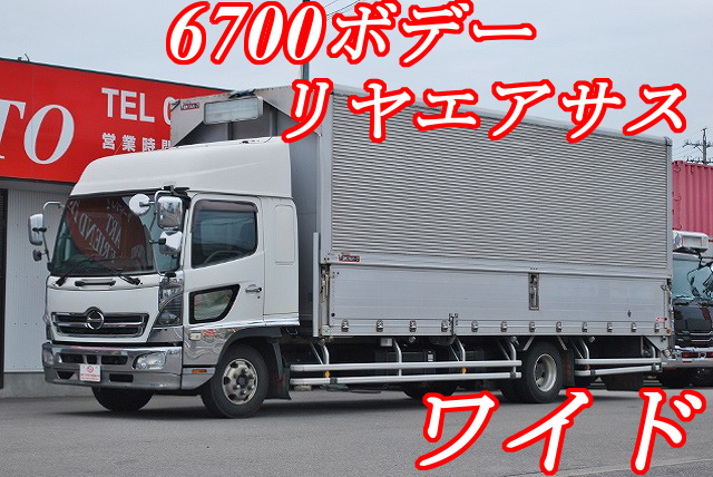 【281】日野レンジャープロ　ワイド　アルミウイング　6700ボデー　リヤエアサス