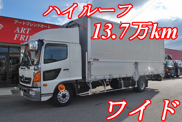 【498】日野　レンジャー　ワイド　アルミウイング　ハイルーフ