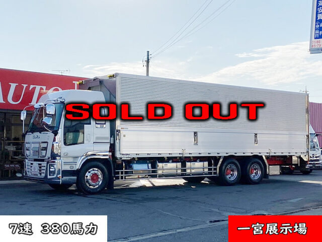 【746】H24　いすゞ　ギガ　ウィング　10輪　7速　床鉄板