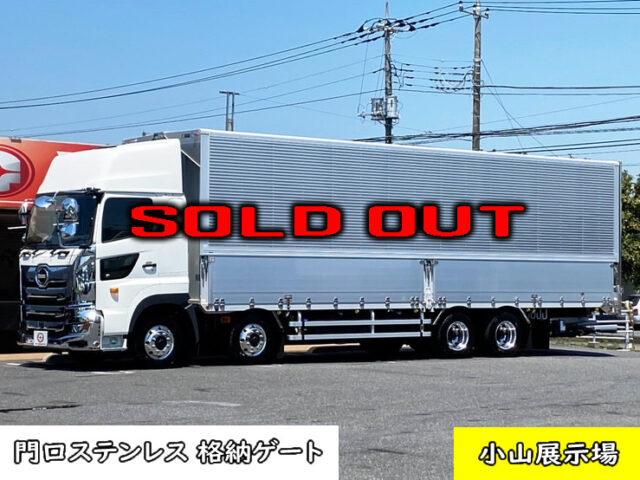 【875】R3　登録済未使用車　17プロフィア　ハイルーフ　ウィング　寒冷地仕様　格納ゲート付